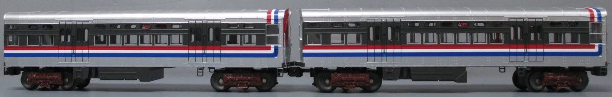 MTH 30-2755-3 O Chicago 6200 Subway Set Add-On Non-Powered Set (Set of 2)