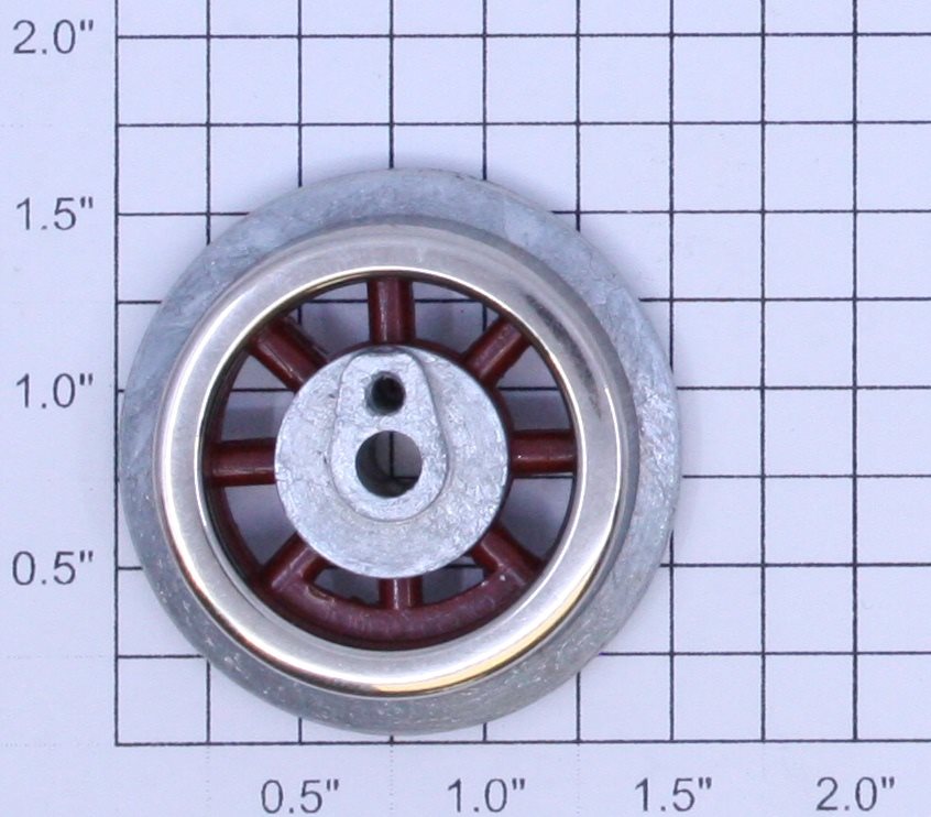 Lionel SLS-257-3X Red 8-Spoked Gear Wheel