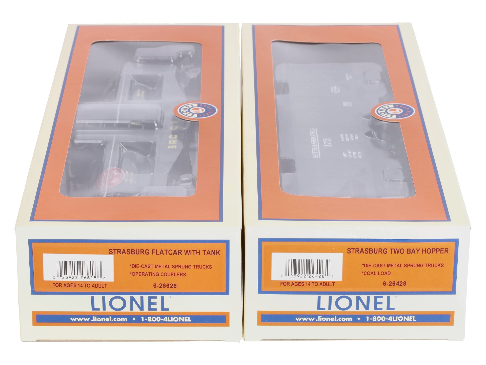Lionel 6-11169 O Gauge Strasburg Railroad 2-Car Add-On Freight Car Pack