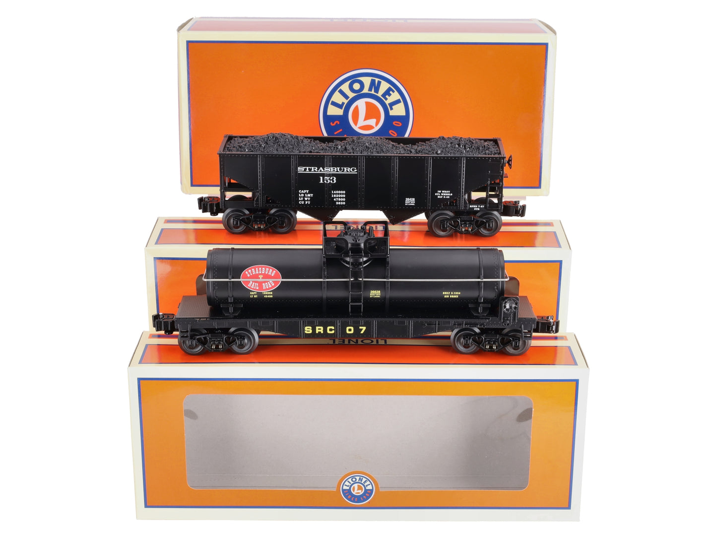 Lionel 6-11169 O Gauge Strasburg Railroad 2-Car Add-On Freight Car Pack