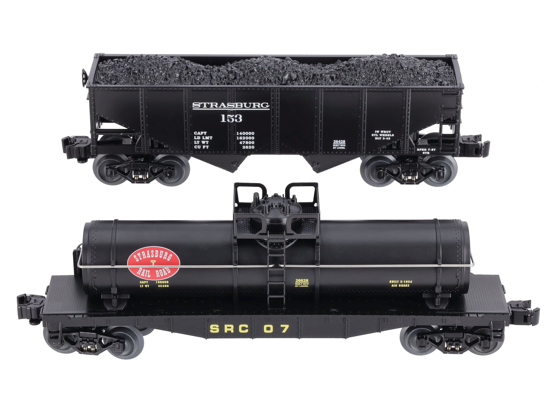 Lionel 6-11169 O Gauge Strasburg Railroad 2-Car Add-On Freight Car Pack