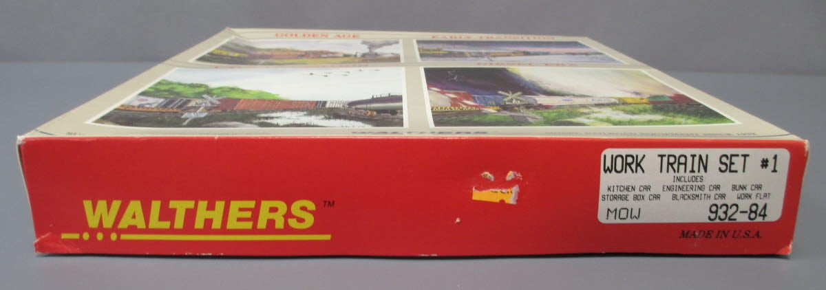 Walthers 932-84 HO Scale Work Train Set # 1 Maintenace of Way Model Kit