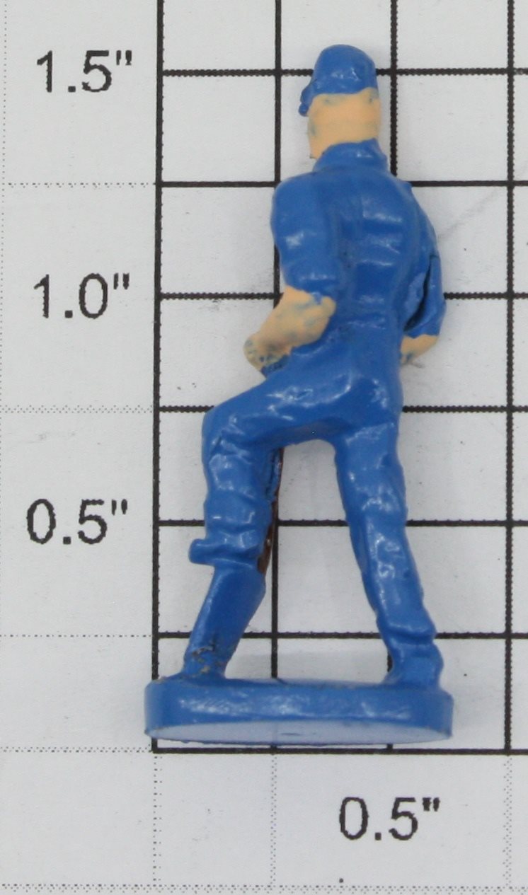 American Flyer XA10004 Diecast Blue Construction Worker Digging
