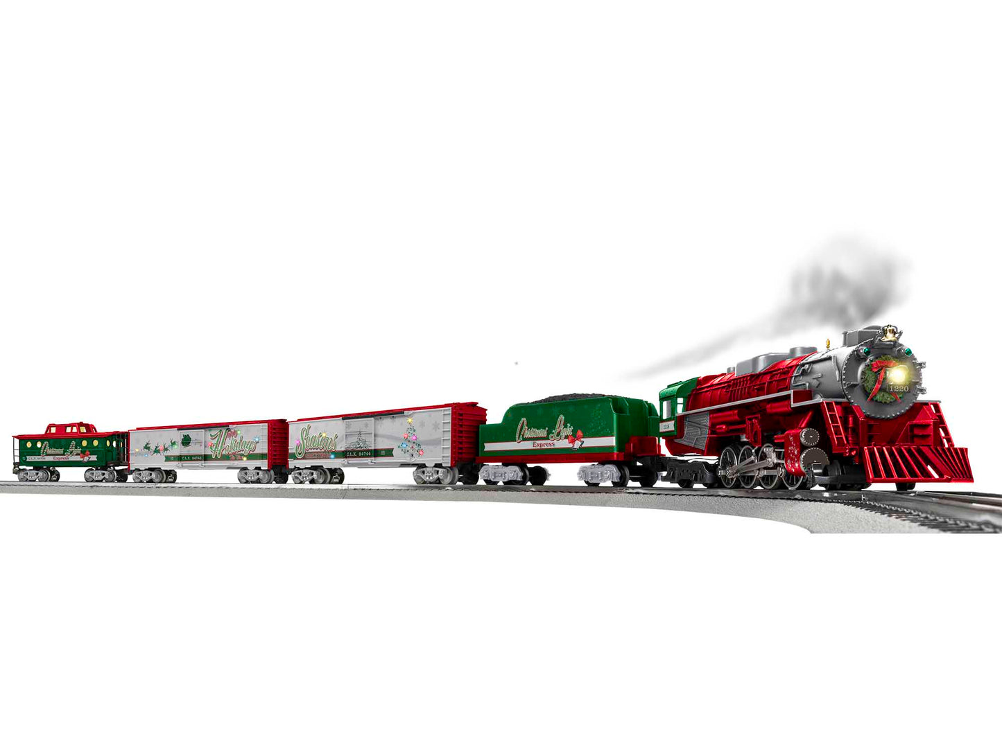 Lionel 2023080 Christmas Light Express Lionchief O Gauge Train Set w/ Bluetooth