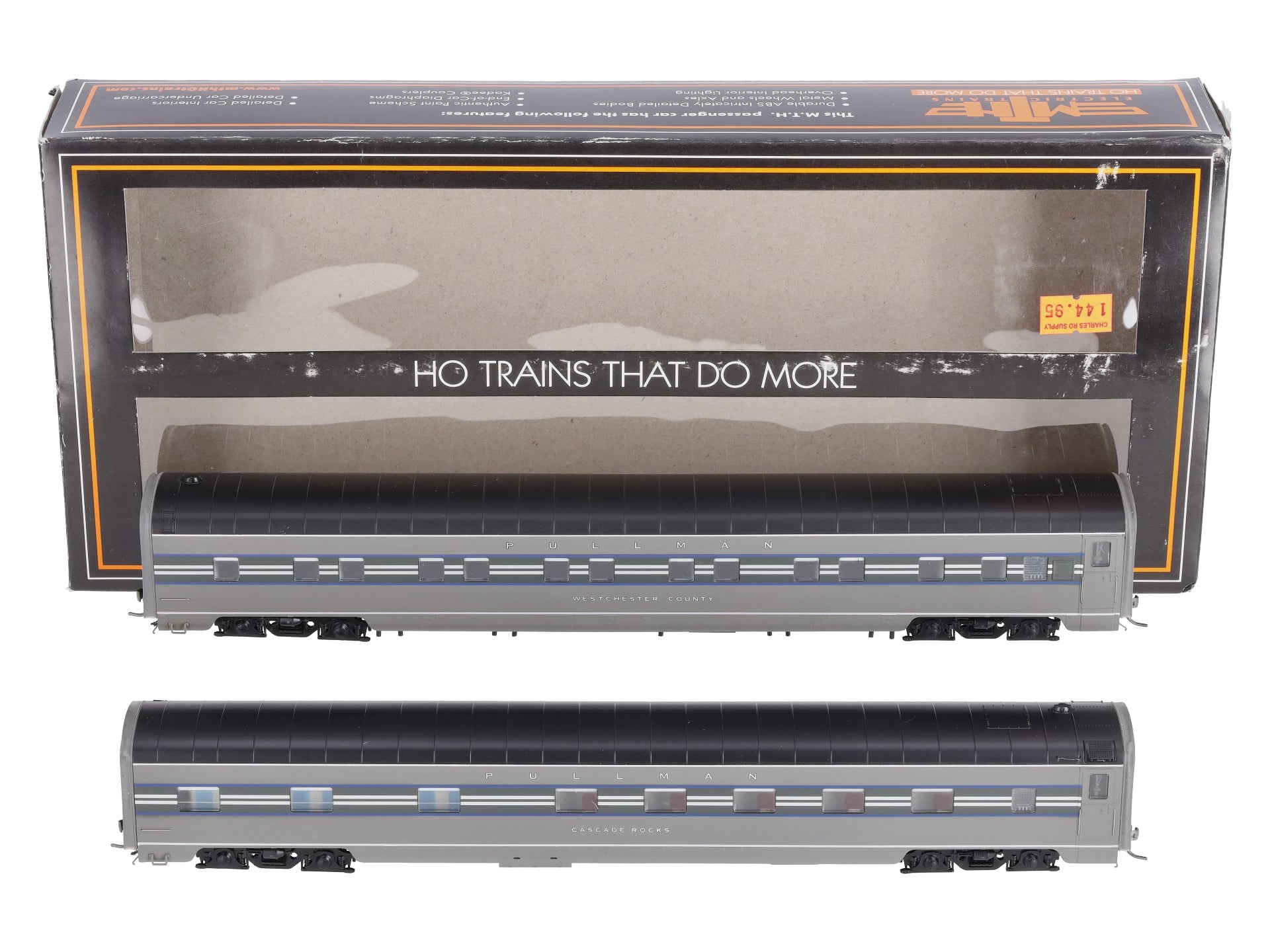 MTH 80-60024 HO New York Central 1938 Sleeper Passenger Car Set (Set of 2)