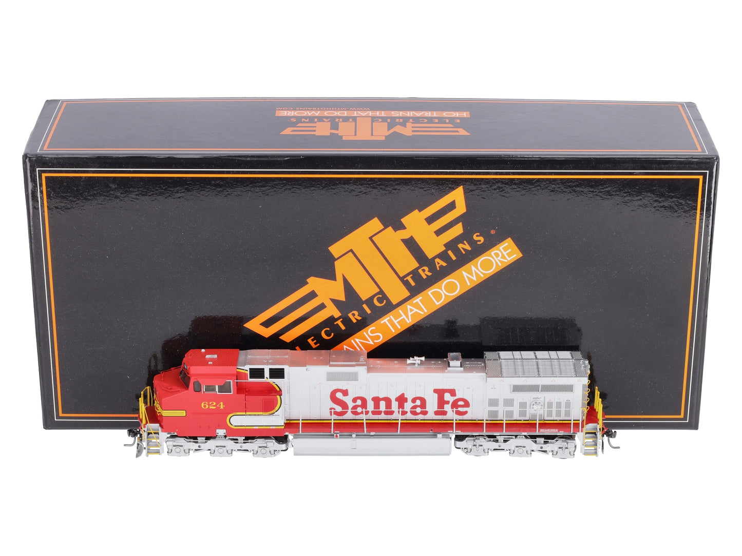 MTH 80-2303-1 HO Santa Fe Dash-9 Diesel Locomotive with Proto-Sound 3 #624