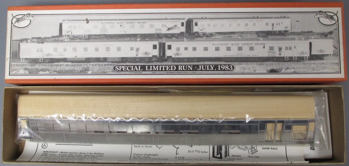 Walthers 933-7905 HO Scale Circus Generator Car Special Limited Run July 1983Kit