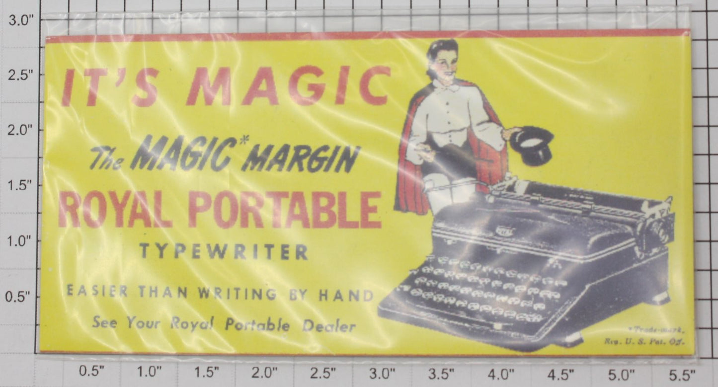 American Flyer 577-1 "It's Magic! Typewriter" Billboard Insert Only
