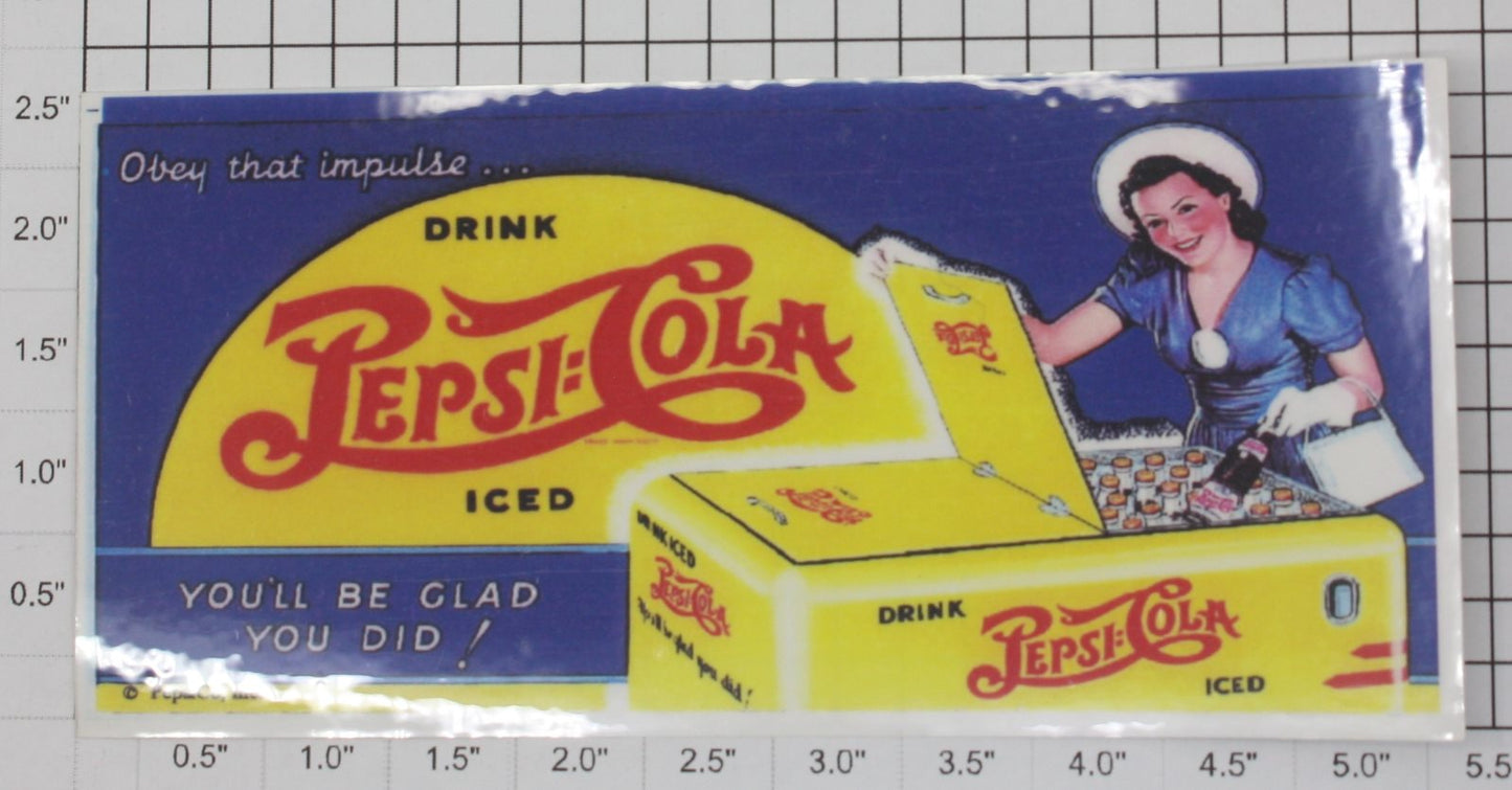 American Flyer 577-8 "Drink Pepsi-Cola Iced" Billboard Insert Only