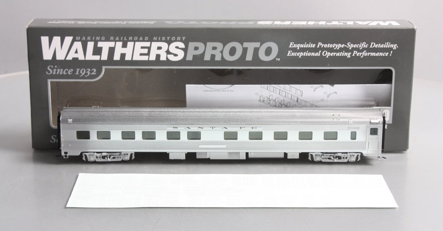 Walthers 920-9002 HO Santa Fe Super Chief 85' Budd Pine Series 10-6 Sleeper Car