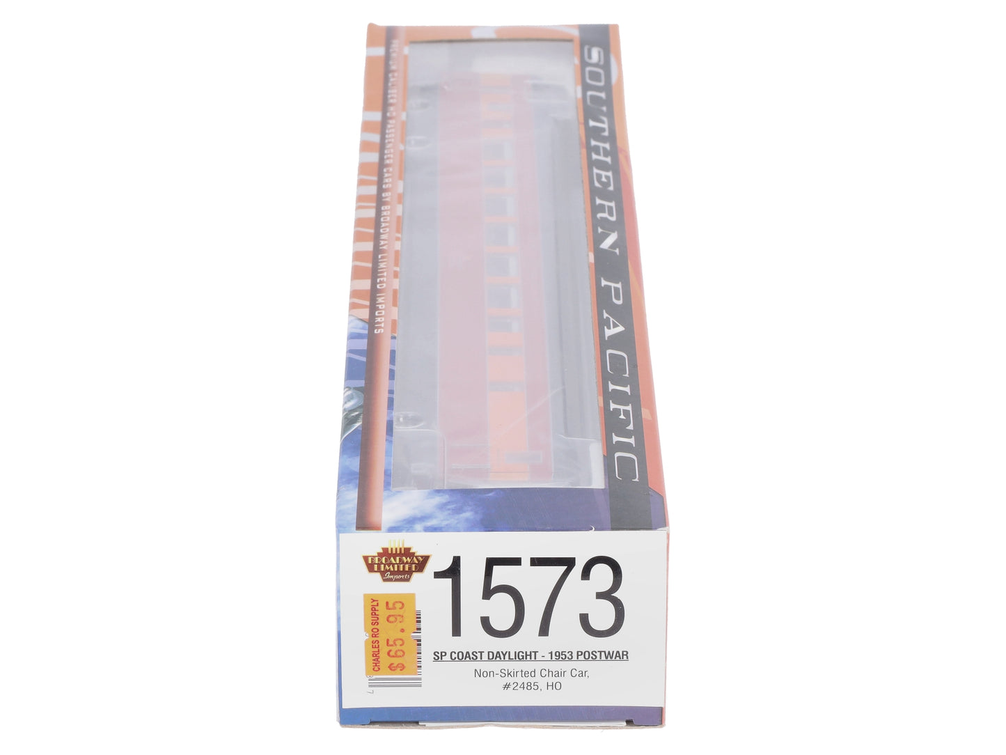 Broadway Limited 1573 HO Scale Southern Pacific Coast Daylight Chair Car #2485