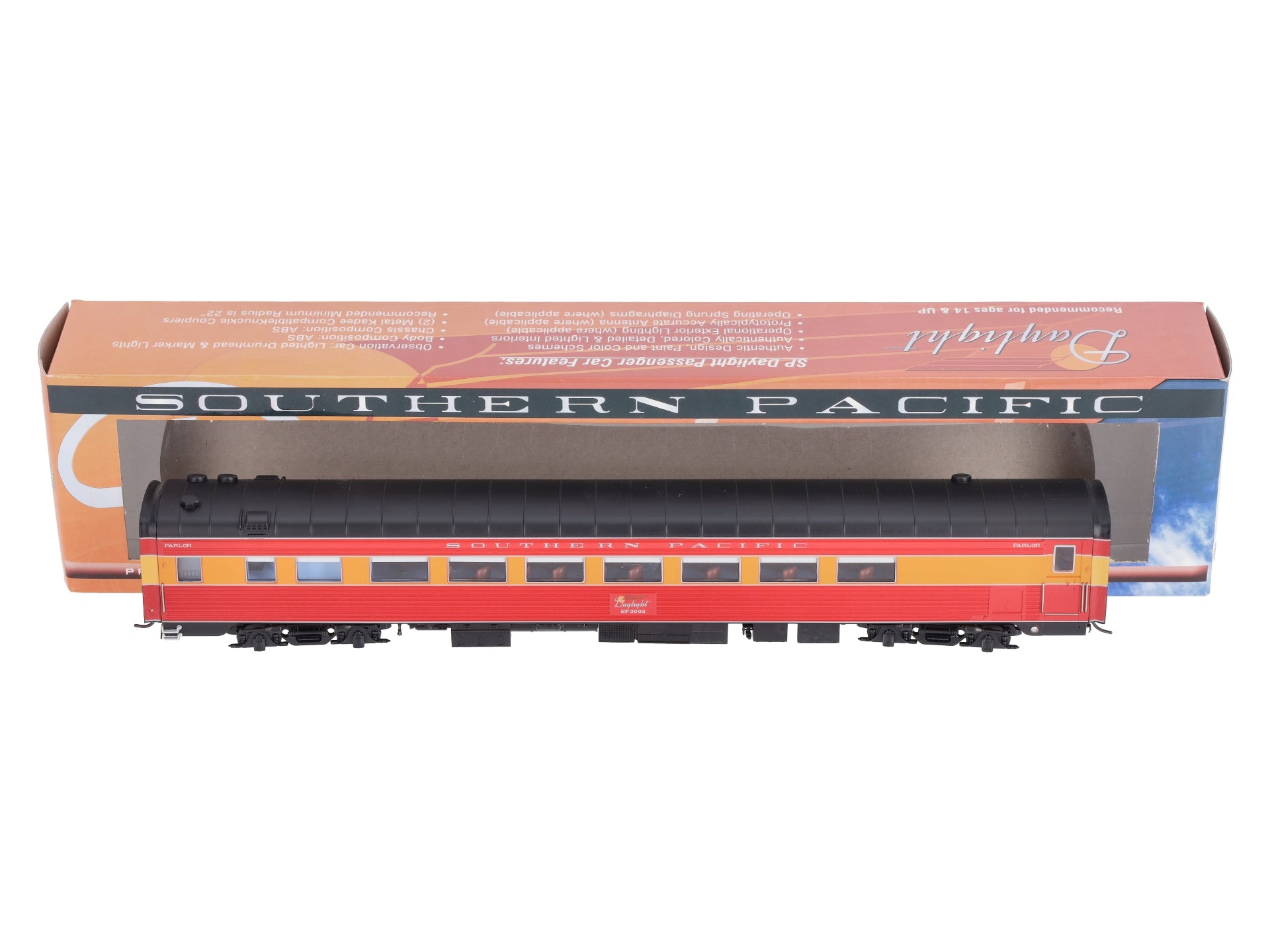Broadway Limited 1574 HO Southern Pacific Coast Daylight Train Series #3002