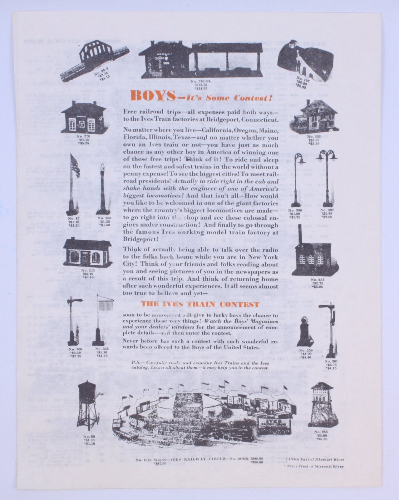 Ives 1929A Vintage Reprinted Lionel 1929 Early Catalog MINT Trainz