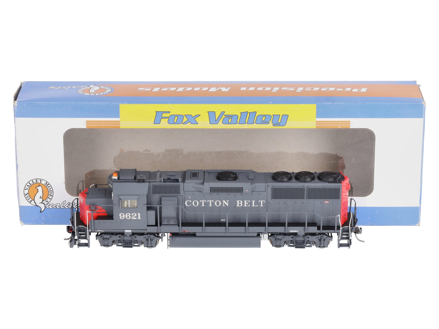Fox Valley Models 20301-S HO Cotton Belt SSW EMD GP60 Diesel Loco #9621 w/ DCC