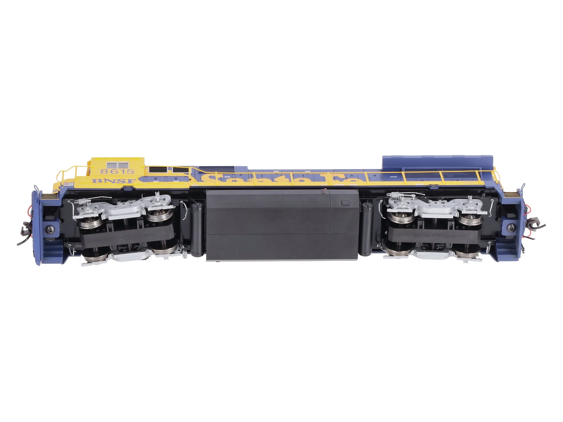 Atlas 9033 HO Scale BNSF/ATSF Dash 8-40B Powered Diesel Locomotive #8615