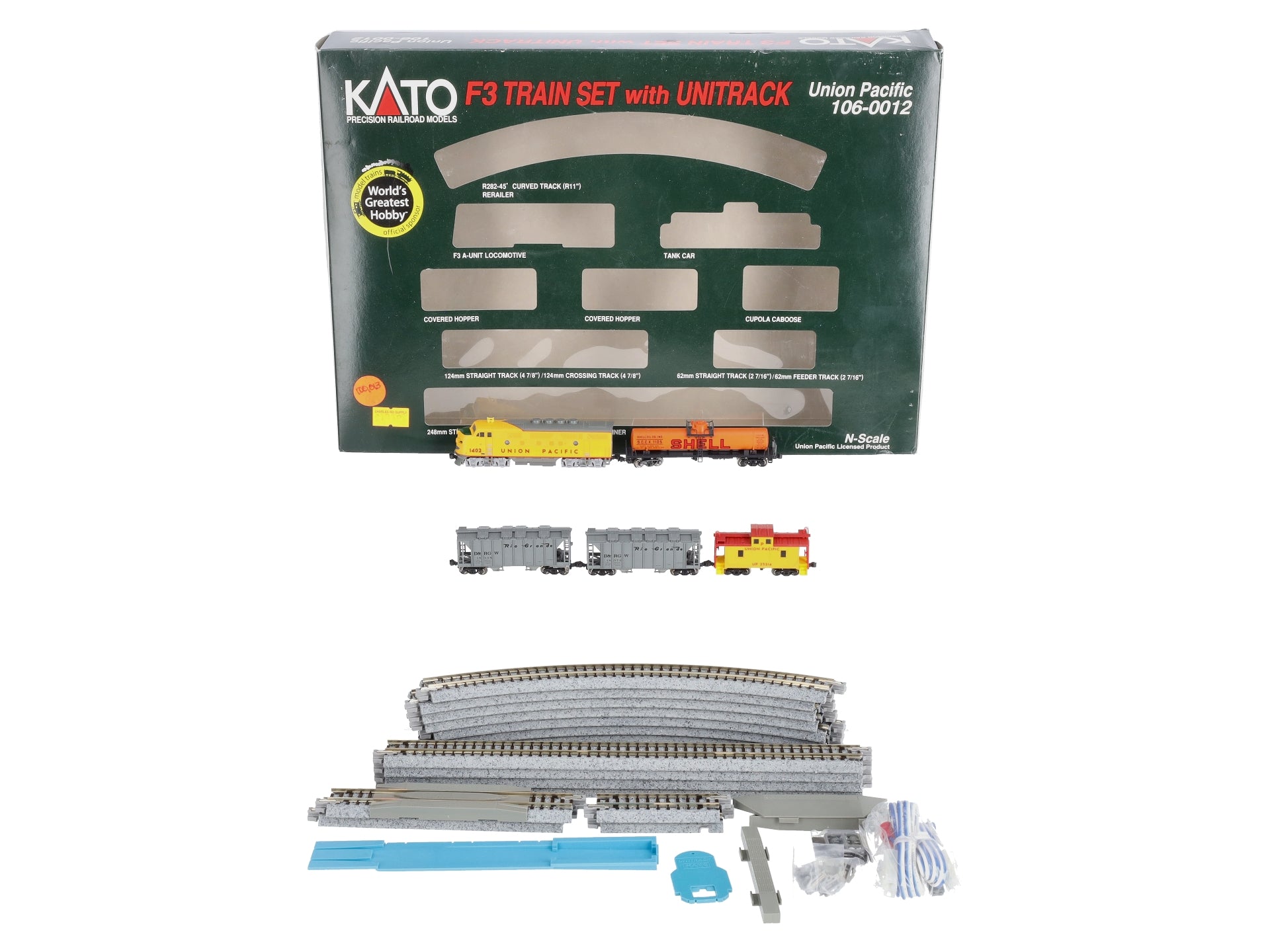 Kato 106-0012 Union Pacific F-3 N Gauge Diesel Starter Train Set
