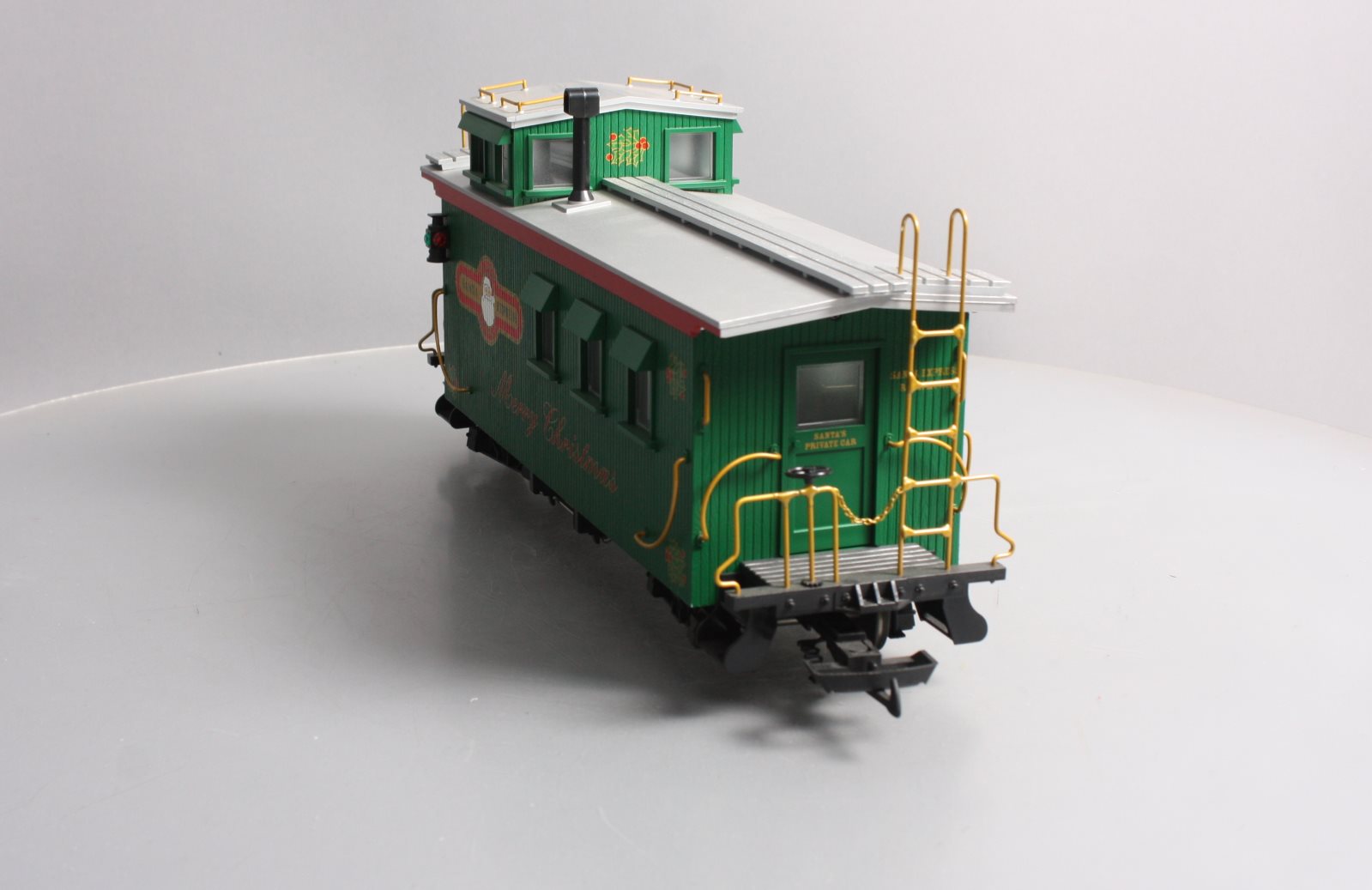 USA Trains 12025 G Christmas American Series Woodsided Caboose