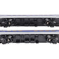 MTH 30-6520 O Amtrak Amfleet Coach/Diner Passenger Car Set (Set of 2)