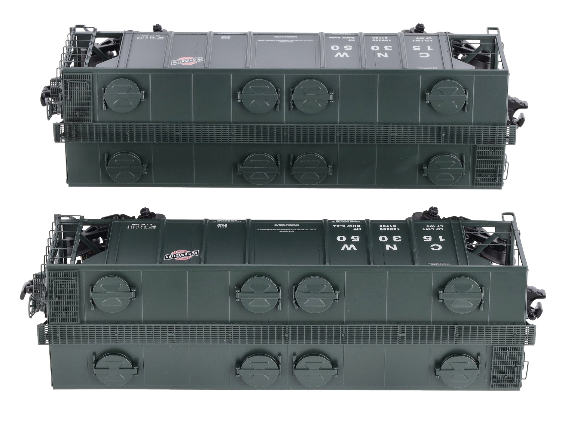 Lionel 6-27096 Chicago & North Western PS-2 Hopper (Set of 2)