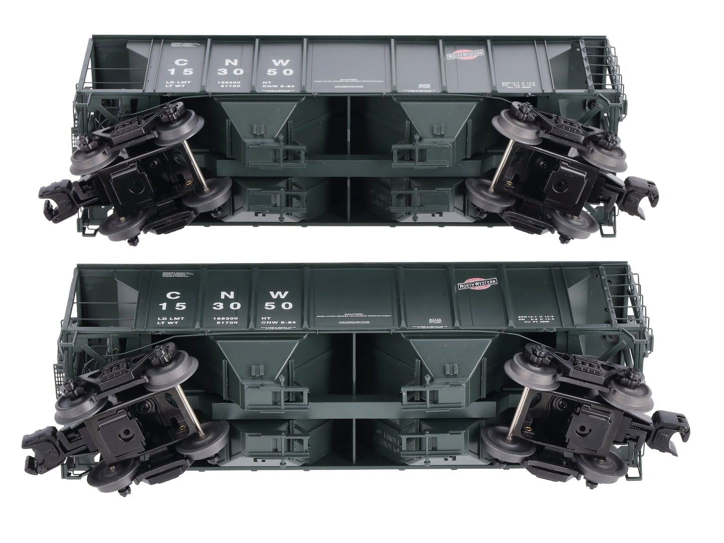 Lionel 6-27096 Chicago & North Western PS-2 Hopper (Set of 2)