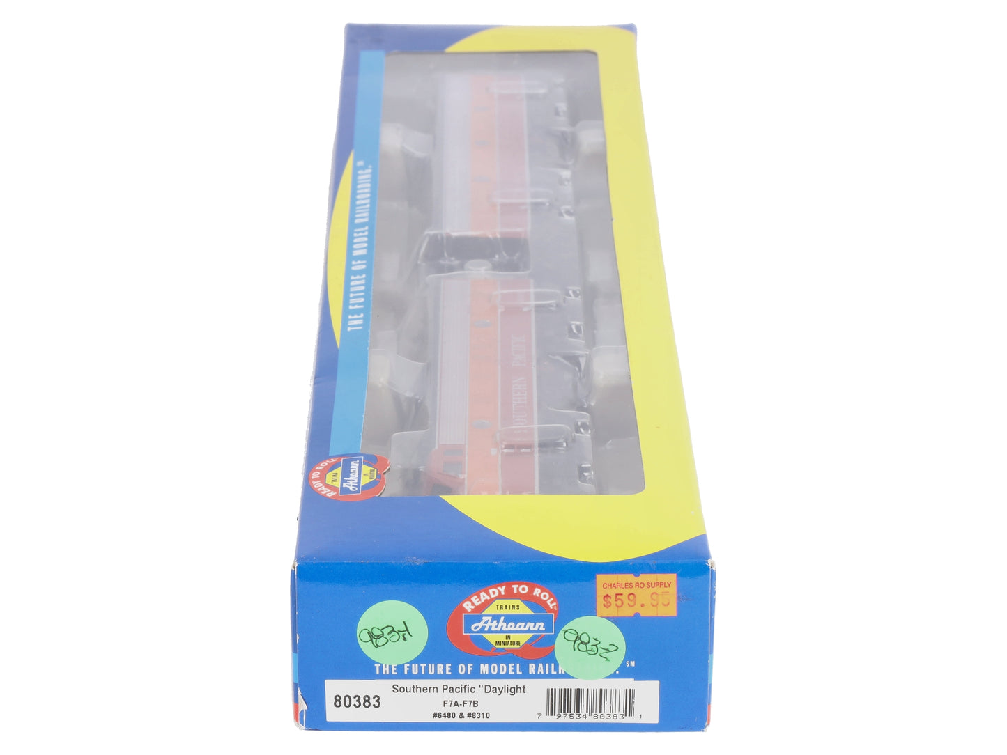 Athearn 80383 HO SP/Daylight F7A-F7B Diesel Locomotive #6480/#8310 (Set of 2)