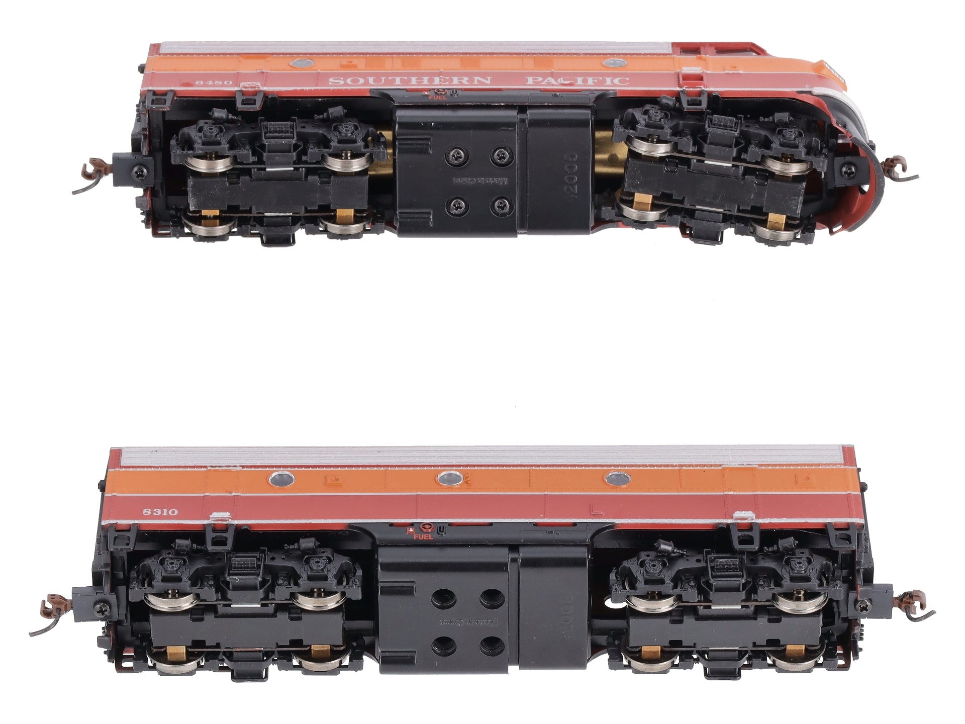 Athearn 80383 HO SP/Daylight F7A-F7B Diesel Locomotive #6480/#8310 (Set of 2)