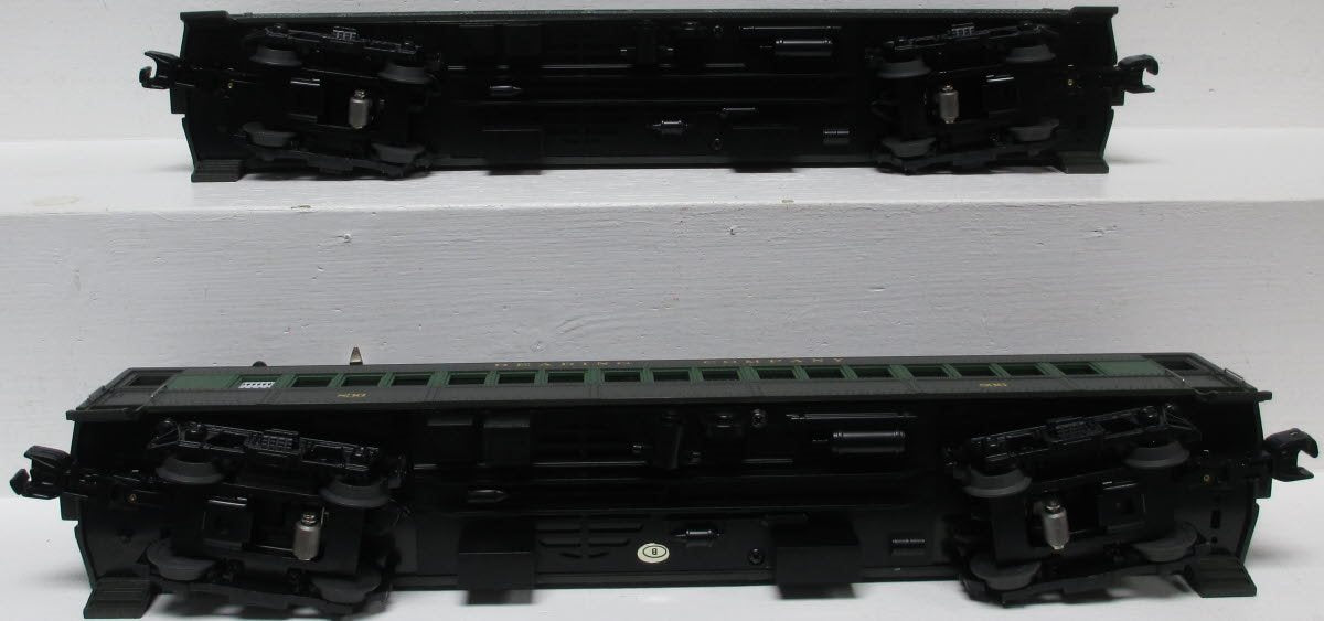 MTH 30-2650-3 O Reading MU Passenger Add-On Car Set (Set of 2)