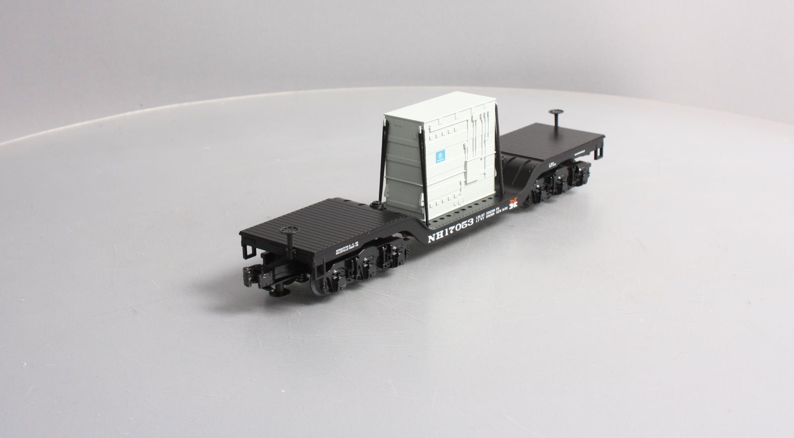 MTH 30-76511 O Gauge New Haven Depressed Center Flatcar w/Transformer Load