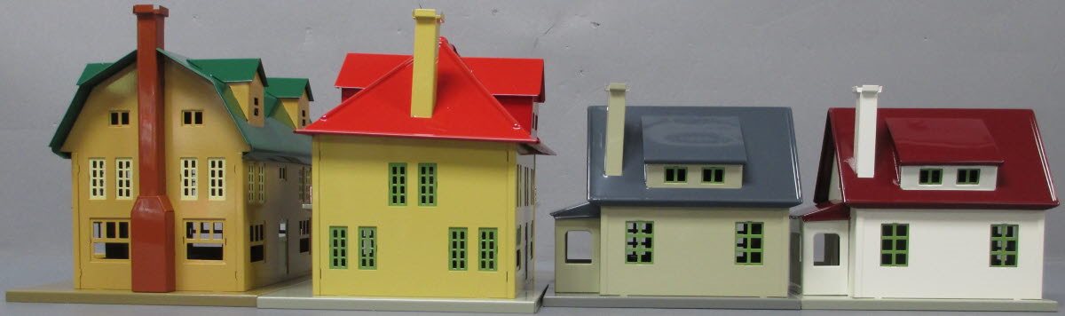 MTH 10-4059 O #192 Tinplate Villa Set (Set of 4)