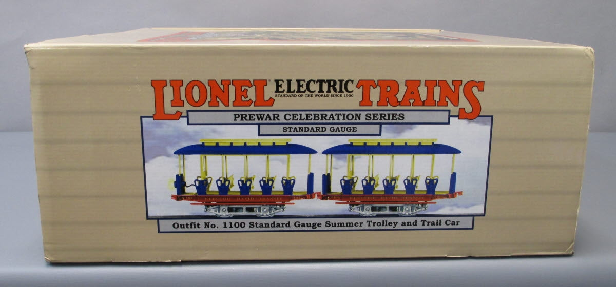 Lionel 6-13113 Standard Gauge Summer Trolley & Trail Car #101