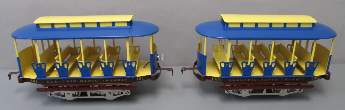 Lionel 6-13113 Standard Gauge Summer Trolley & Trail Car #101