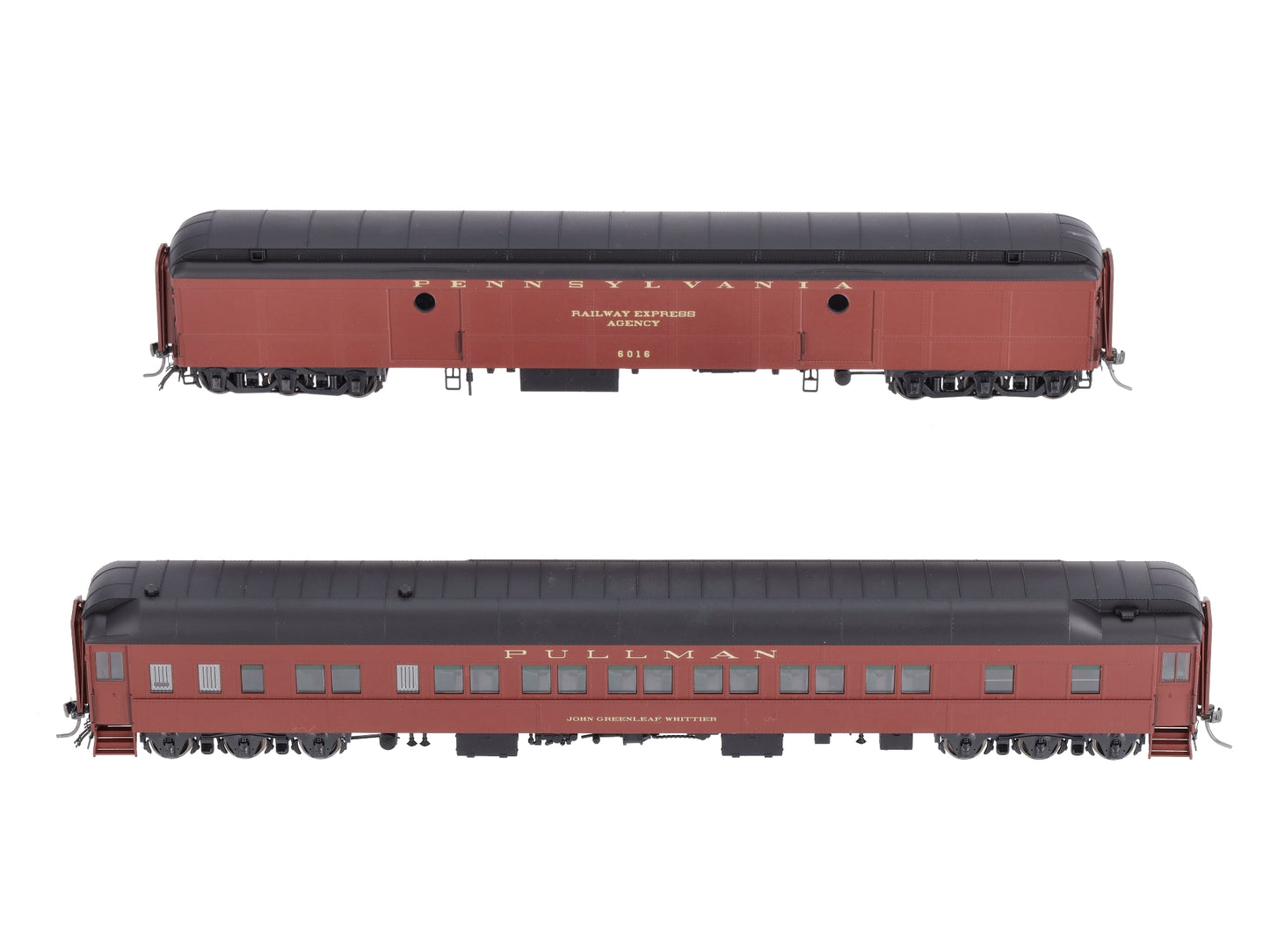 MTH 80-40002 HO Pennsylvania Heavyweight Baggage/Sleeper Set