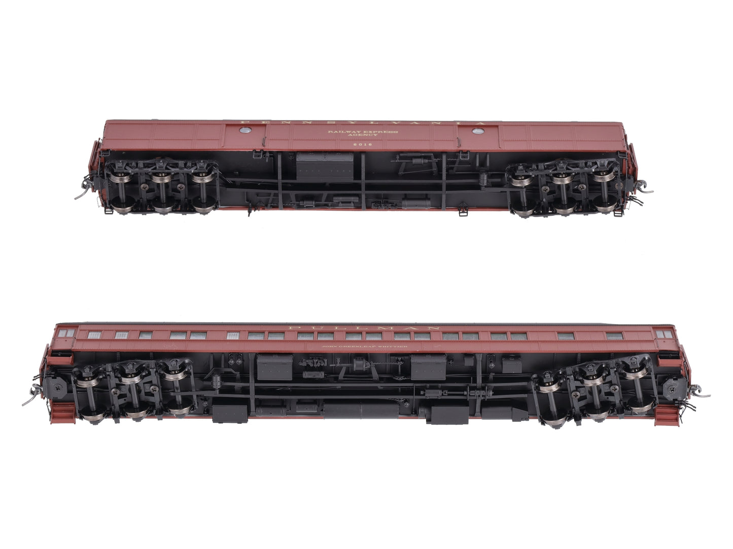 MTH 80-40002 HO Pennsylvania Heavyweight Baggage/Sleeper Set