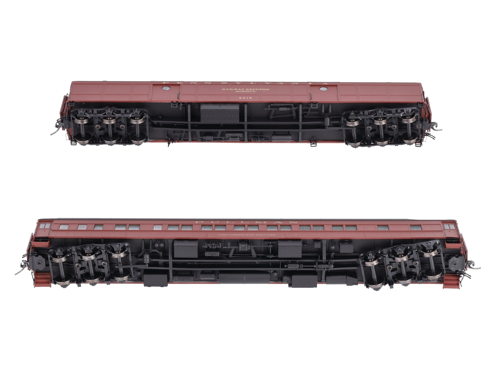 MTH 80-40002 HO Pennsylvania Heavyweight Baggage/Sleeper Set