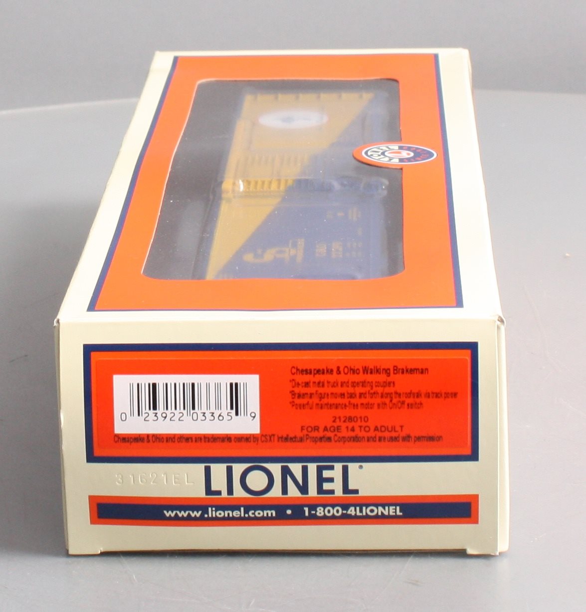 Lionel 2128010 O Scale Chesapeake and Ohio Walking Brakeman Car