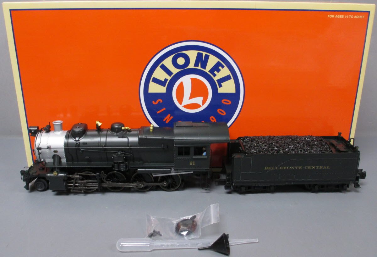 Lionel 6-84951 O Gauge Bellefonte Central LEGACY H-10 Steam Loco #21 w/Bluetooth