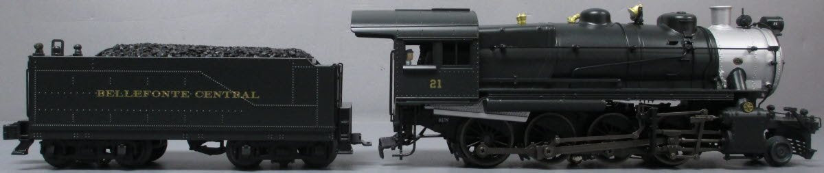 Lionel 6-84951 O Gauge Bellefonte Central LEGACY H-10 Steam Loco #21 w/Bluetooth