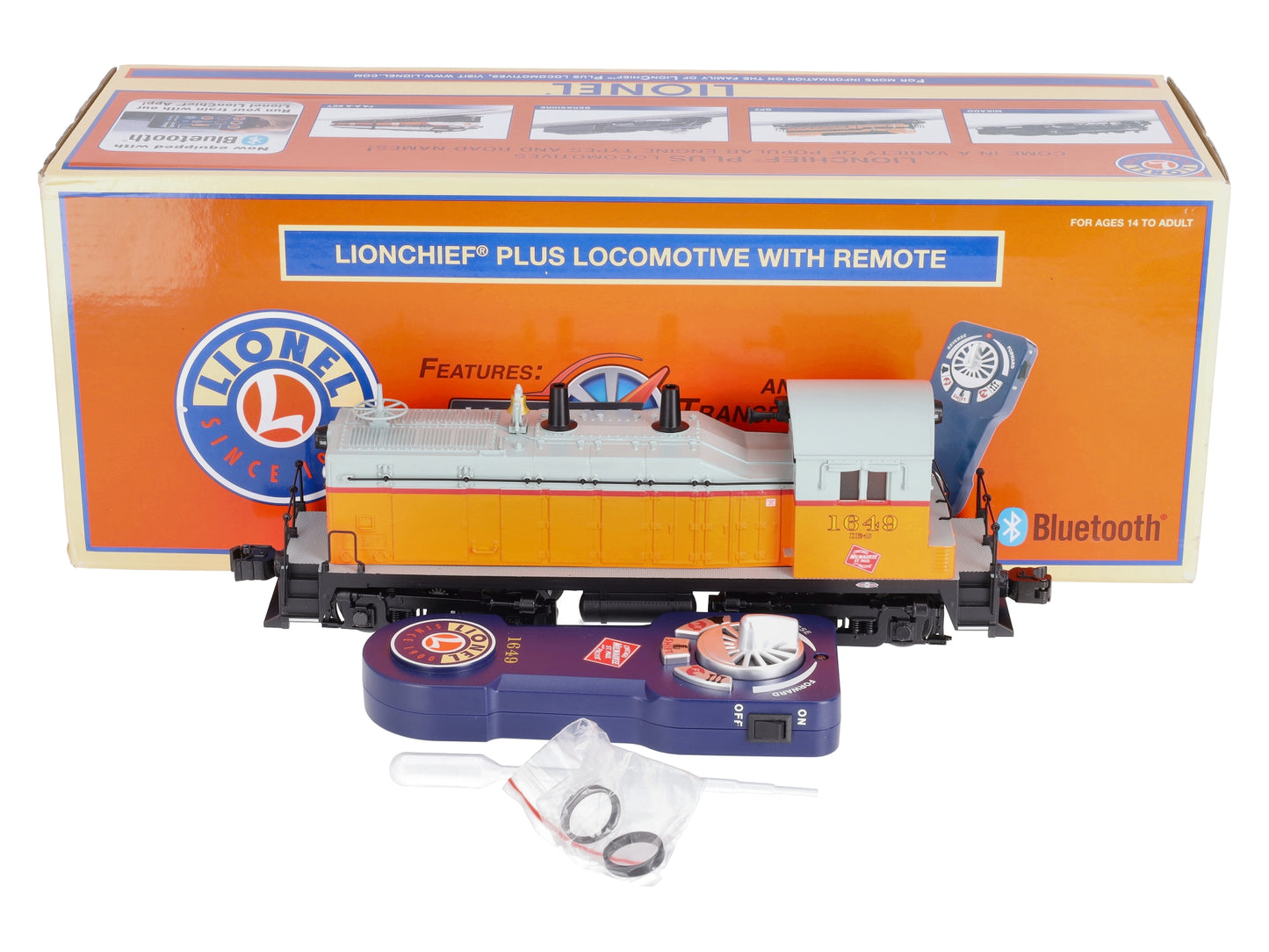 Lionel 6-85063 Milwaukee Road Lionechief Plus NW2 Diesel Locomotive #1649