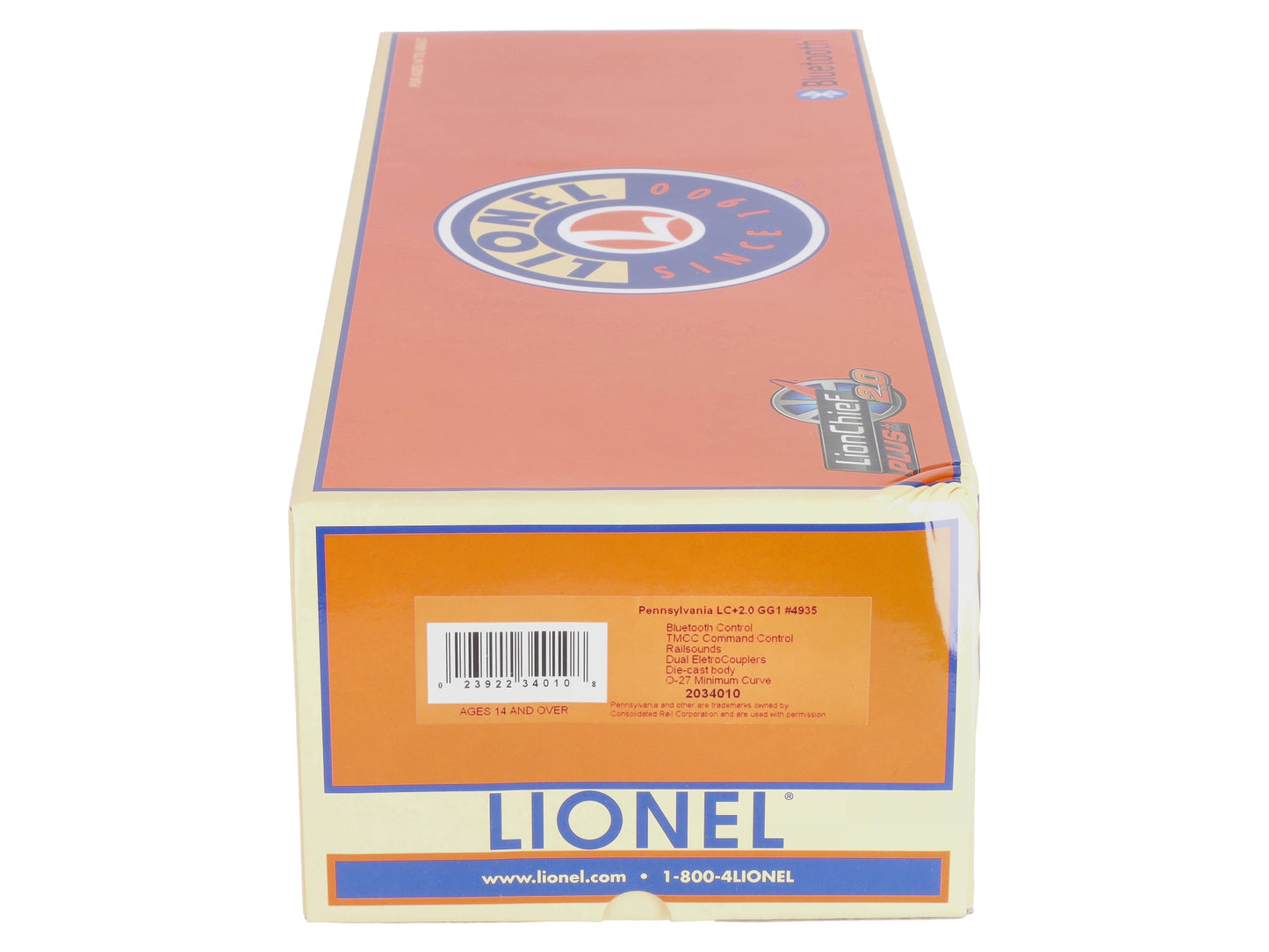 Lionel 2034010 Pennsylvania Lionel GG-1 Lionchief Electric Locomotive #4935