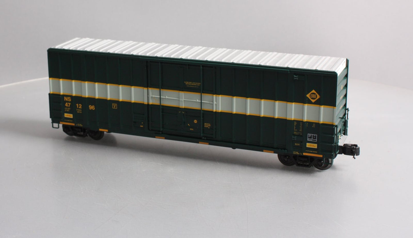 MTH 20-93568 O Gauge Erie NS Heritage 50' High-Cube Boxcar #471296