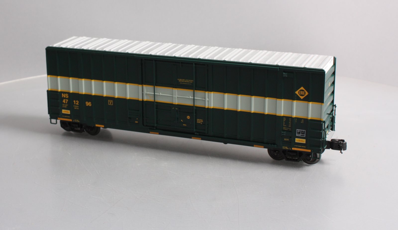 MTH 20-93568 O Gauge Erie NS Heritage 50' High-Cube Boxcar #471296