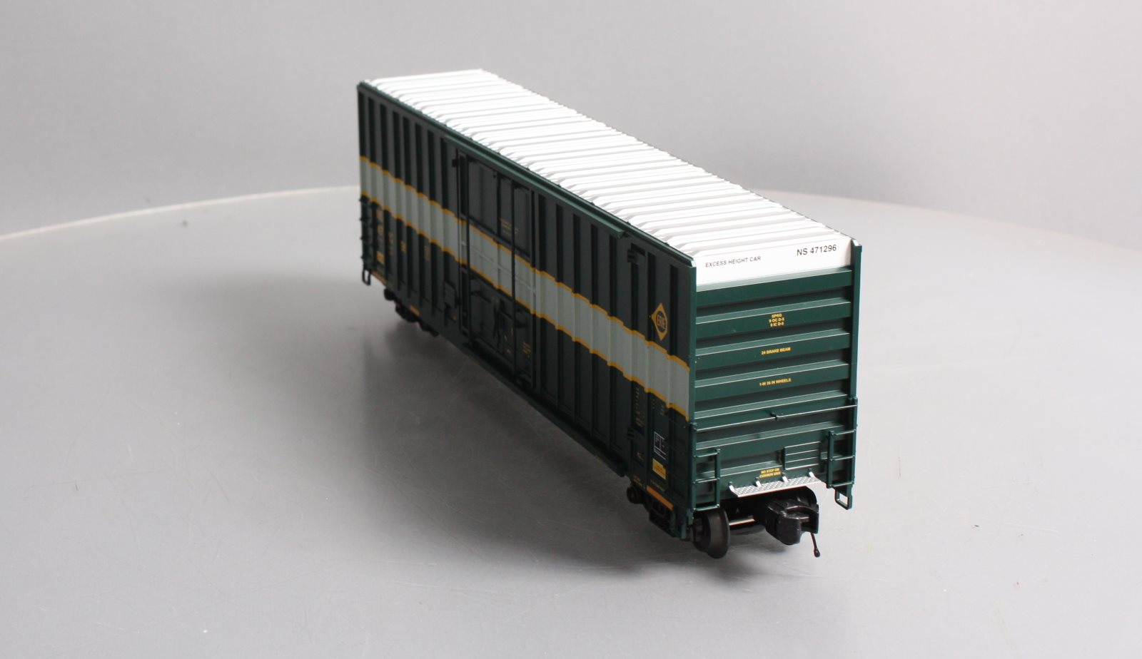 MTH 20-93568 O Gauge Erie NS Heritage 50' High-Cube Boxcar #471296