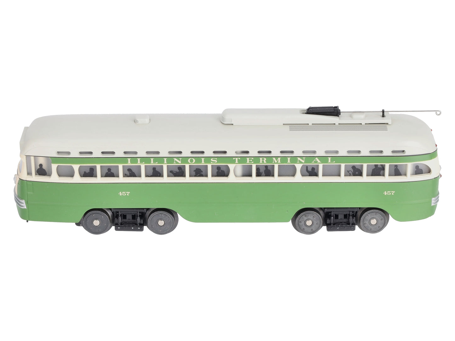 MTH 30-5166-1 Illinois Terminal PCC Electric Street Car with PS 3.0 #457