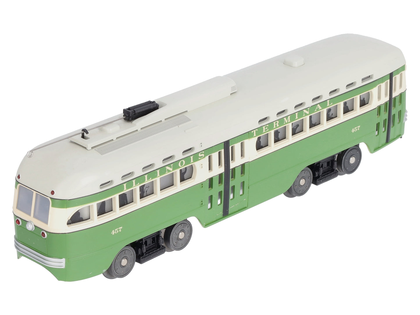 MTH 30-5166-1 Illinois Terminal PCC Electric Street Car with PS 3.0 #457