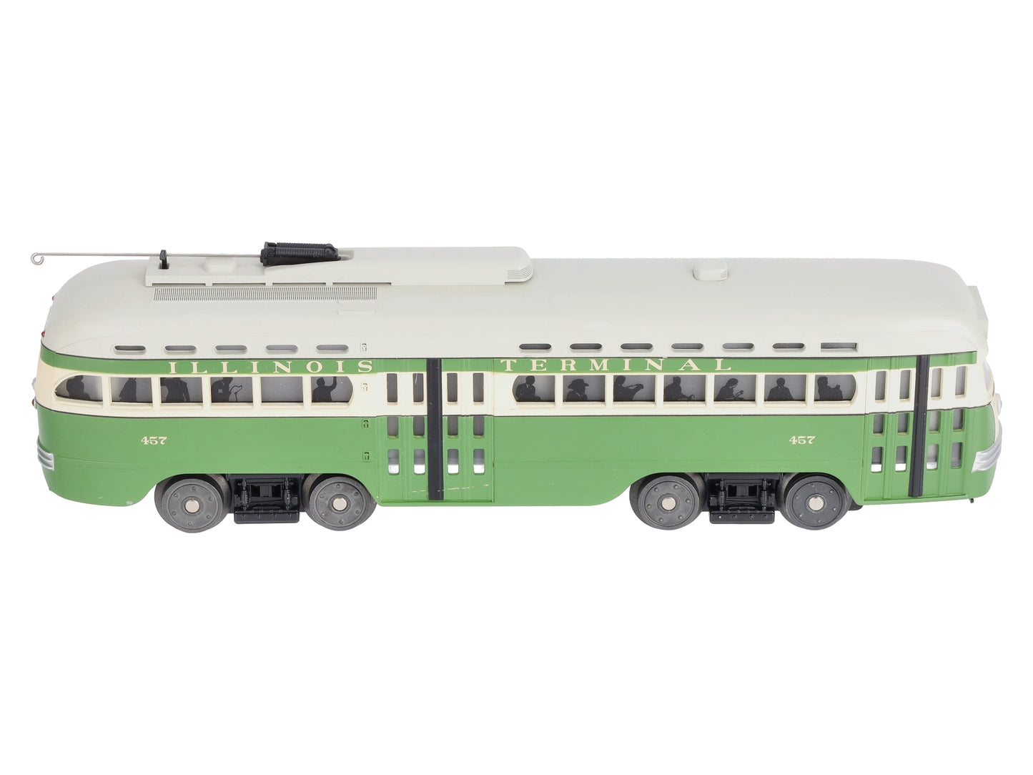 MTH 30-5166-1 Illinois Terminal PCC Electric Street Car with PS 3.0 #457