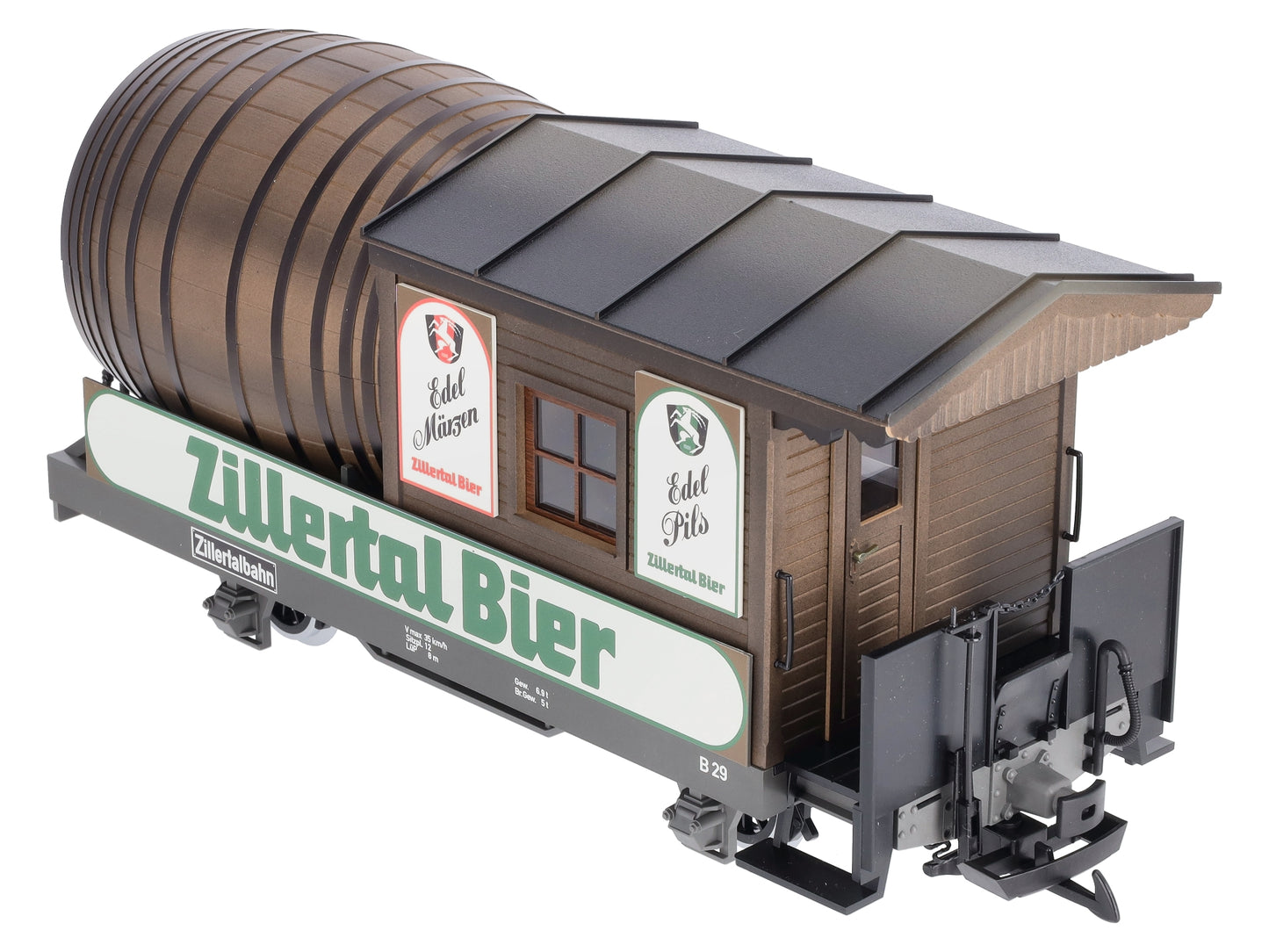 LGB 32421 G Ziller Valley Railroad Barrel Passenger Car