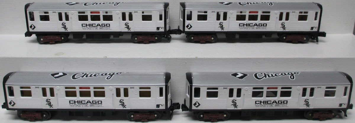 MTH 30-26221-1 O Chicago White SoxT 3200 Series Subway Set w/PS 2.0 (Set of 4)