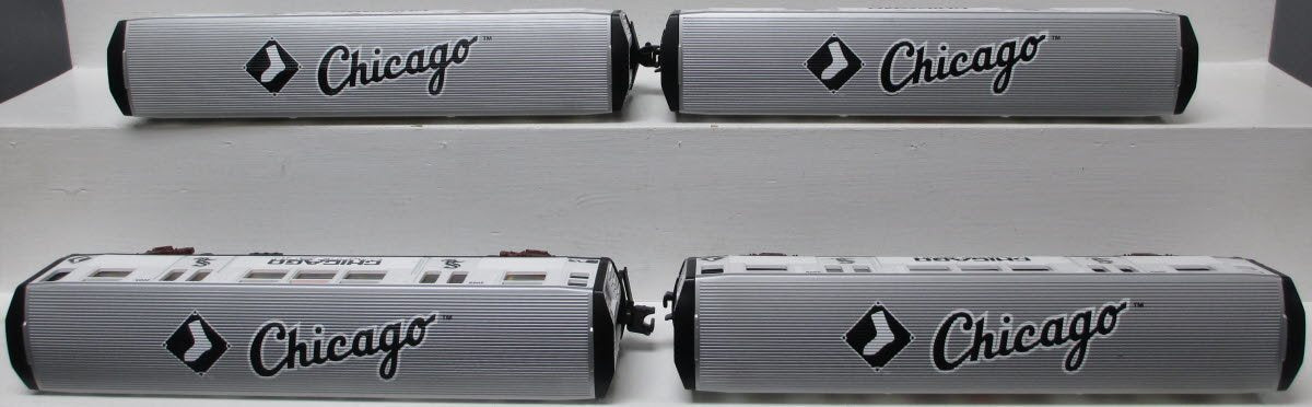 MTH 30-26221-1 O Chicago White SoxT 3200 Series Subway Set w/PS 2.0 (Set of 4)