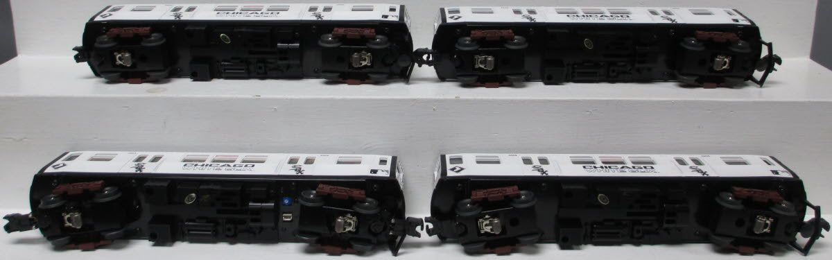 MTH 30-26221-1 O Chicago White SoxT 3200 Series Subway Set w/PS 2.0 (Set of 4)