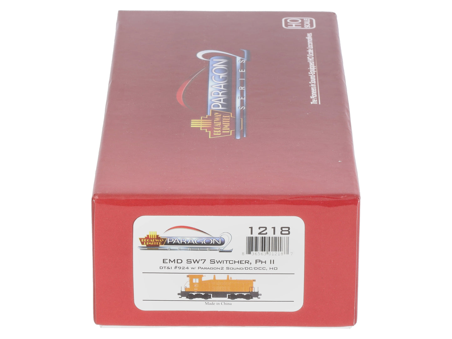 Broadway Limited 1218 HO DTI EMD SW7 Diesel Switcher #924 with Paragon 2
